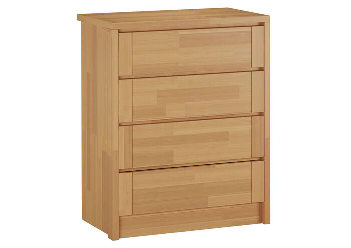 Ladekast gemaakt van massief hout met soft close 