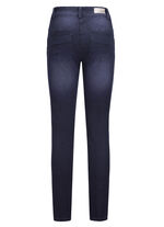 Jeans met push-up effect DONKERBLAUW