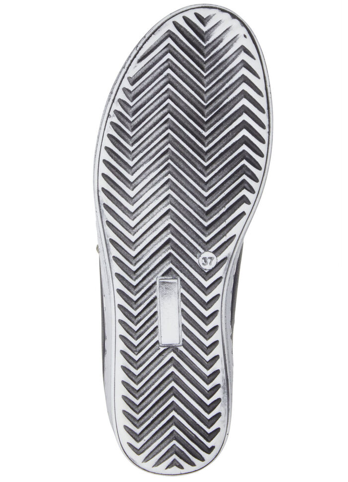 Andrea Conti sneakers met slimme contrasterende vetersluiting NAVY-ROOD