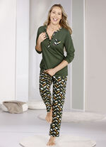 Pyjama met knoopjes aan de voorkant 