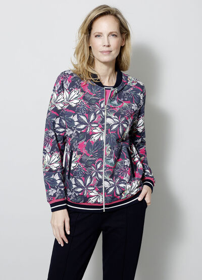Sweatvest met zijzakken 