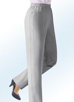 Slip-on broek LICHTGRIJS GEM.