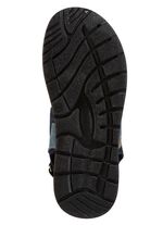 Synthetische en textiel sandaal 