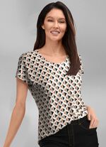 Shirt met ronde hals 