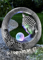 Tuinverlichting op zonne-energie 'Boeddha' 