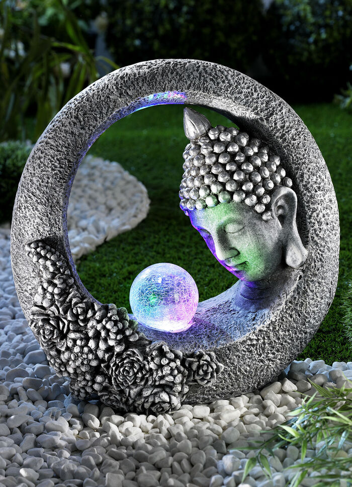 Tuinverlichting op zonne-energie 'Boeddha' 