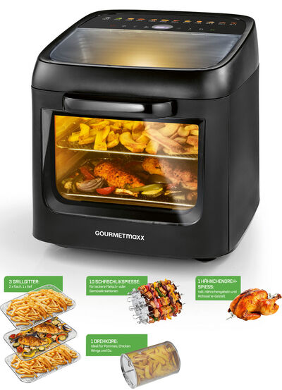 Oven, heteluchtoven en droogoven in één 