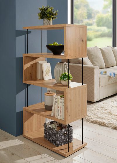 Staande plank, ook ideaal als roomdivider 