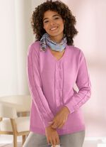 Gebreide kabeltrui OUDROZE