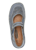 ELENA EDEN pantoffels met decoratieve klittenbandsluiting JEANS