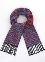 Sjaal met veelkleurig design 