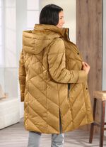 Functionele korte mantel met afneembare capuchon MESSING