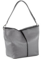 Laurina tas met miereneffect GRIJS