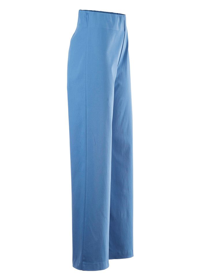 Soft stretchbroek in modieuze wijde pasvorm 