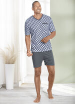 Shortama met V-hals 