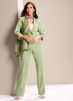 Broek met elastische tailleband aan de achterkant 