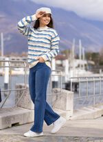 Trui met golfpatroon 