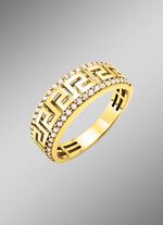 Damesring met meanderpatroon 