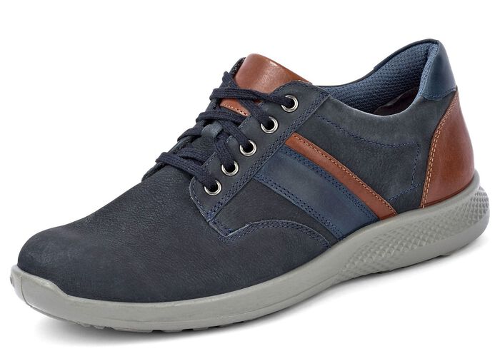 GINO GALANTE, comfortabele heren veterschoenen, breedte K, met uitneembaar voetbed 