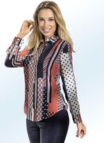 Blouse met een mooi grafisch motief 