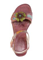 Laura Vita sandaal met bloemendecoratie 