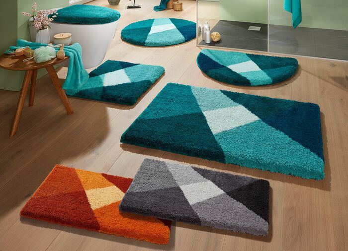 Badmat van LineaDue met antislip achterkant AARDE