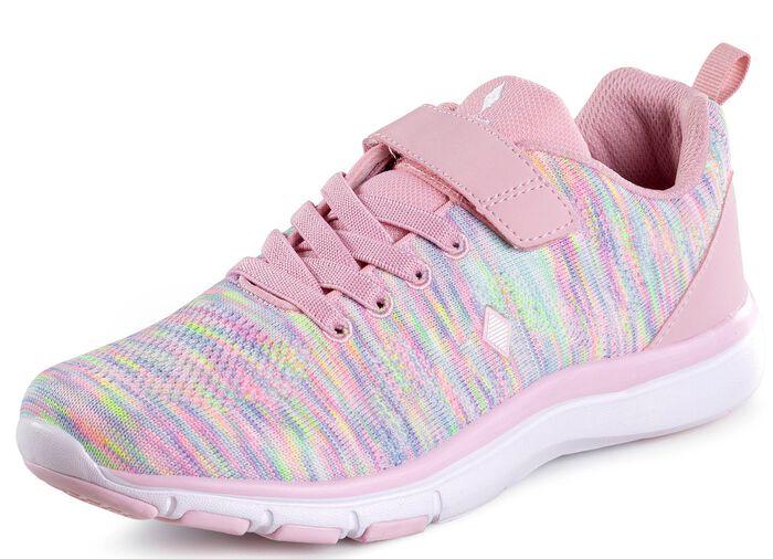 Sneakers gemaakt van textielmateriaal met een effectief patroon ROZE-MULTICOLOR