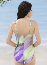 Schwab Sun Select badpak met verstelbare dubbele bandjes, zonder cups, bruinend 