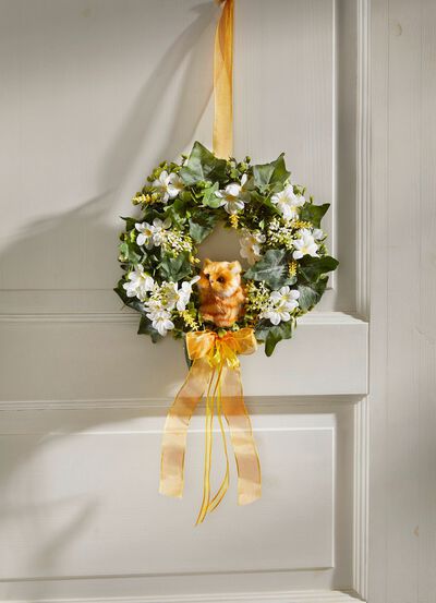 Wandkrans met katjes 