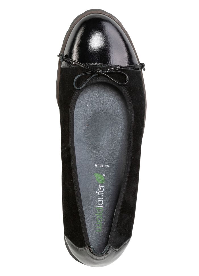 Waldl&auml;ufer, elegante damesballerina's, breedte H, met uitneembaar voetbed 