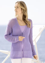 Cardigan in mesh-design SERING