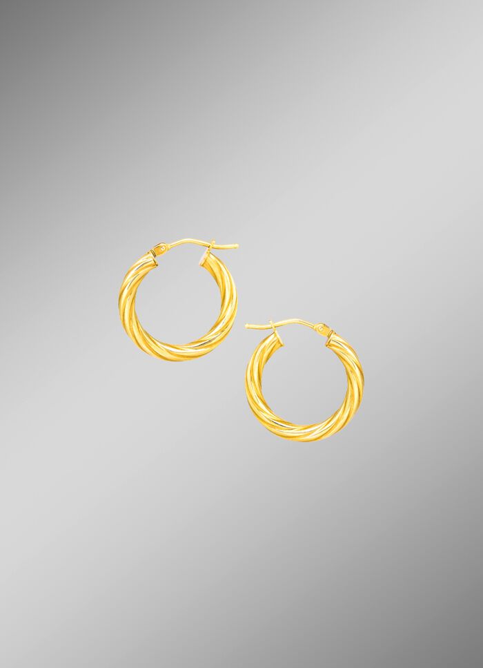 Leuke gedraaide oorringen 