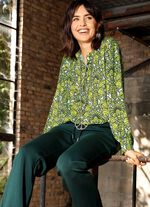Slip-on blouse met prachtig dessin 
