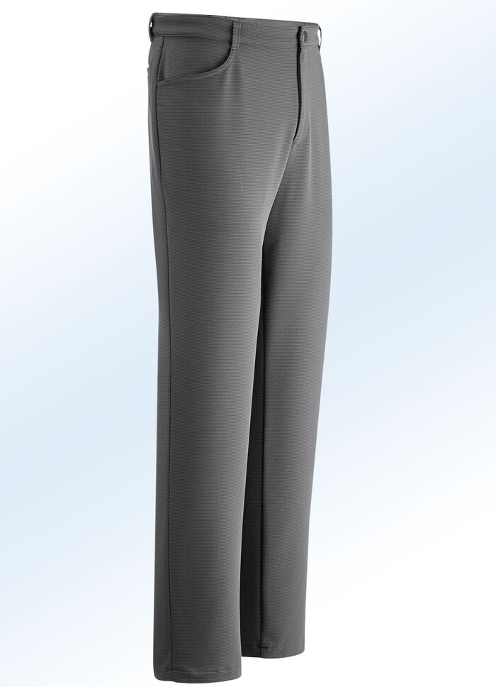 Broek "Klaus Models" in 2 kleuren TAUPE-ZWART