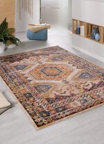 Bruggen en tapijten in aangename, zachte kleuren 