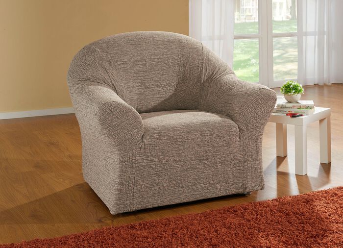 Stretch-hoezen TAUPE