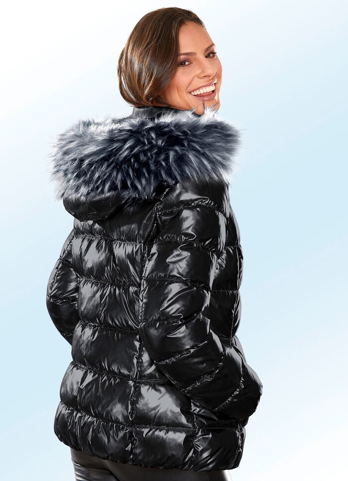 Jasje met cassette quilting ZWART