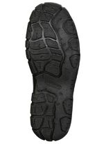 GINO GALANTE, klassieke herenpantoffels, met uitneembaar voetbed ZWART