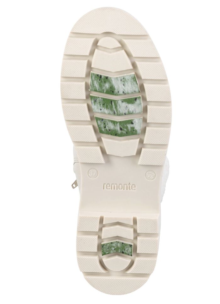 Remonte, gevoerde dameslaarzen, winterschoenen, breedte G, met rits ECRU-BEIGE