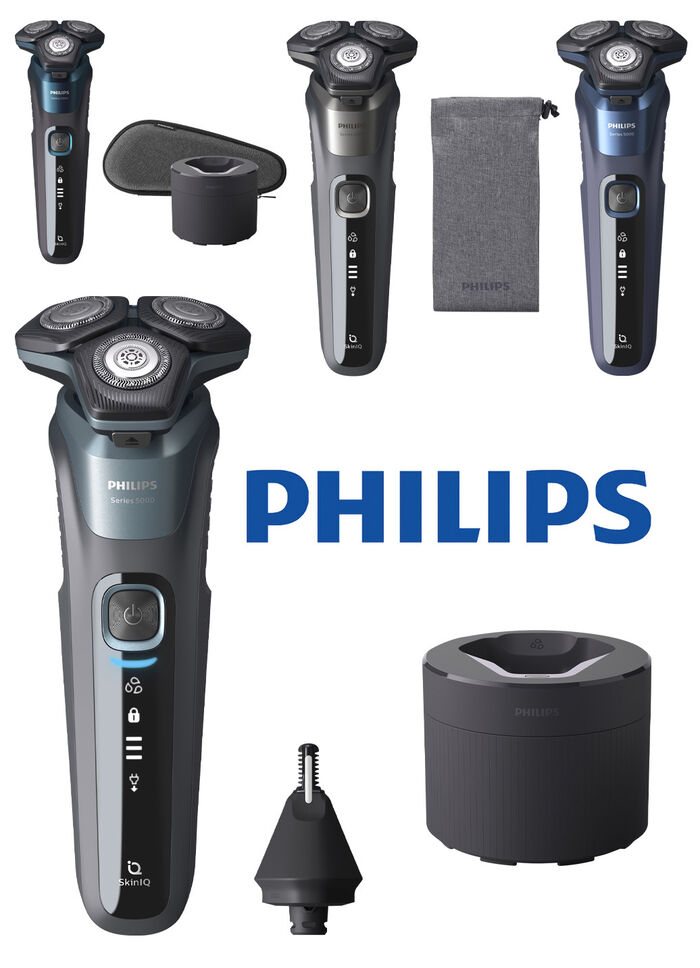 Philips scheerapparaatserie 5000 BLAUW-GRIJS