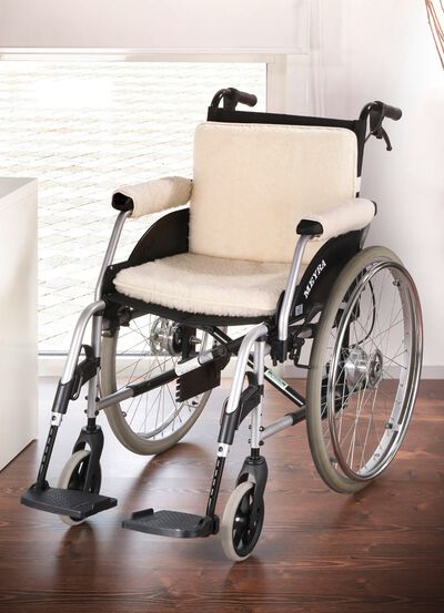 Rolstoelset van scheerwol, 3-delig 