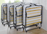 Logeerbed met metalen frame en automatische opstelling 