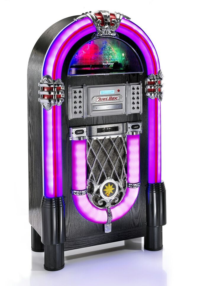 Karcher JB6608D draaitafel jukebox met DAB+ 