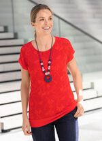 shirt met ronde hals 