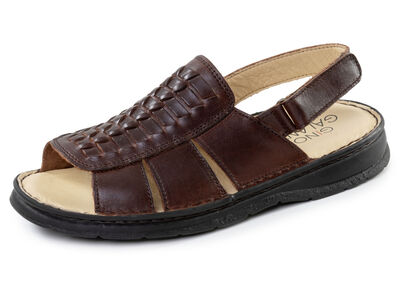 GINO GALANTE, lichte herensandalen, gemaakt van leer 