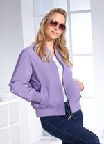 Functionele omkeerbare blouson met ribgebreide kraag VIOLET