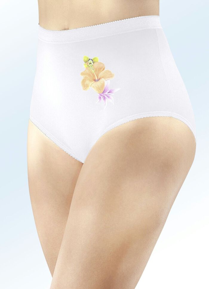 Set van vijf bloemenslipjes 