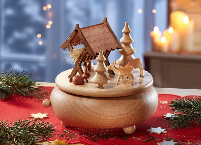 Muziekdoos uit het Erzgebirge 