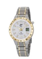 ETT radiogestuurd solar herenhorloge met titanium bandkast 