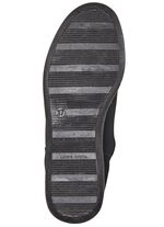 Enkellaarsjes van zacht, gewatteerd nubuckmateriaal 